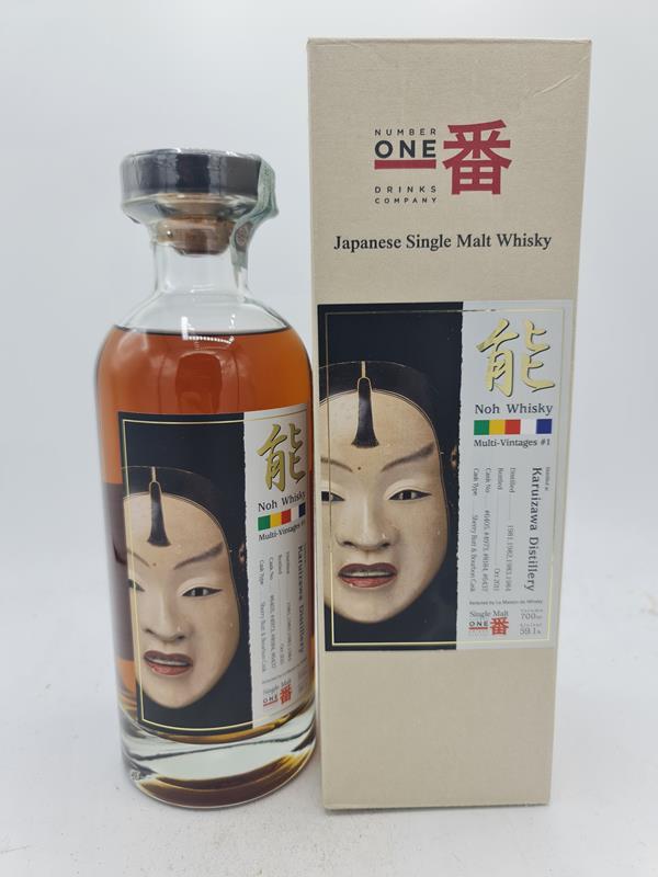 Karuizawa 27 Years Old Multi Vintages N1 Noh Whisky Kamiasobi Matsukaze 59.1% NV with OC