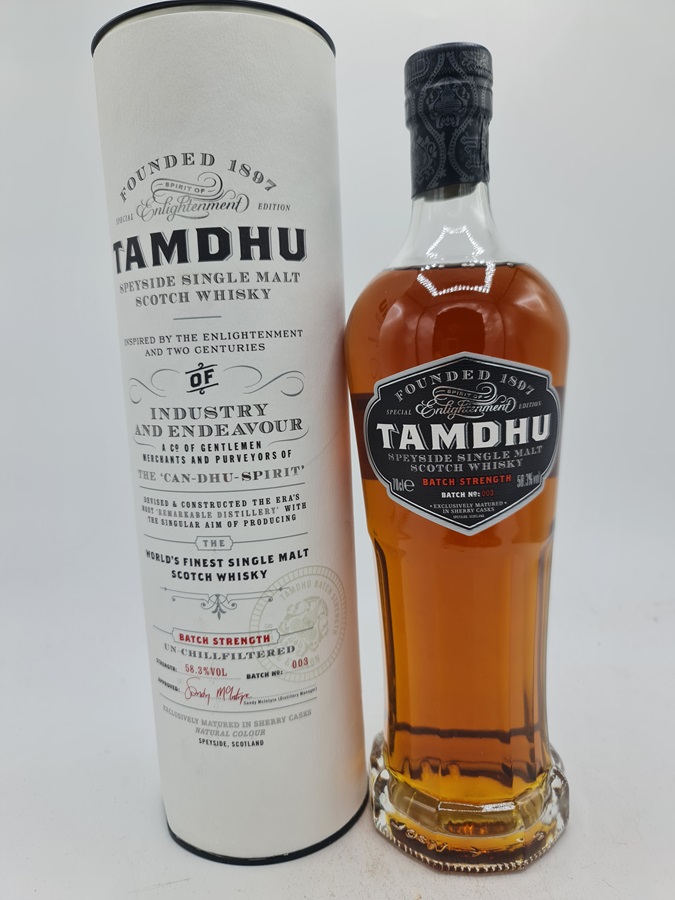 Tamdhu bottled 2017 Single Malt Scotch Whisky Batch Strength 58,3% alc by vol. Batch 003 70cl