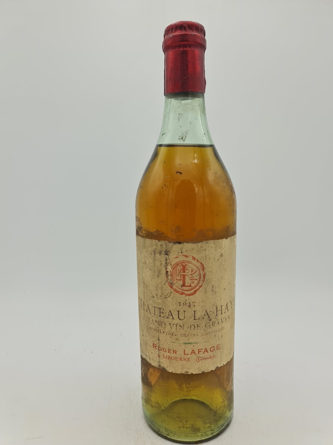 Chteau La Haye Grand Vin de Graves blanc 1947