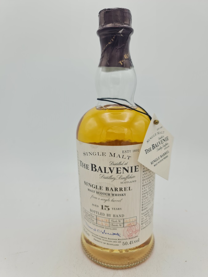 Balvenie 1979 15 Years Old bottled 1995 Single Malt Scotch Whisky Cask 16074 50,4% alc by vol 700ml