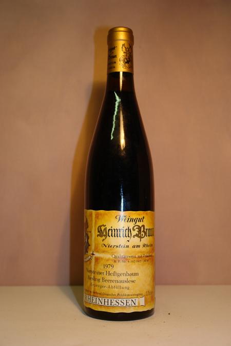 Weingut Heinrich Braun - Niersteiner Heiligenbaum Riesling Beerenauslese 1979