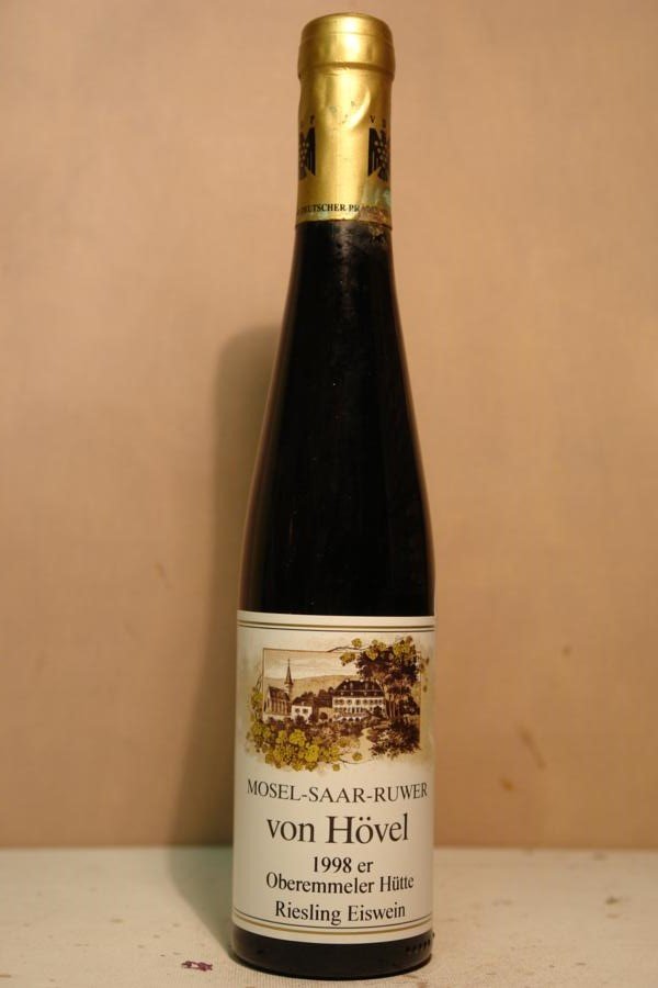 Weingut von Hvel - Oberemmeler Htte Riesling Eiswein Goldkapsel Versteigerungswein 1998 375ml