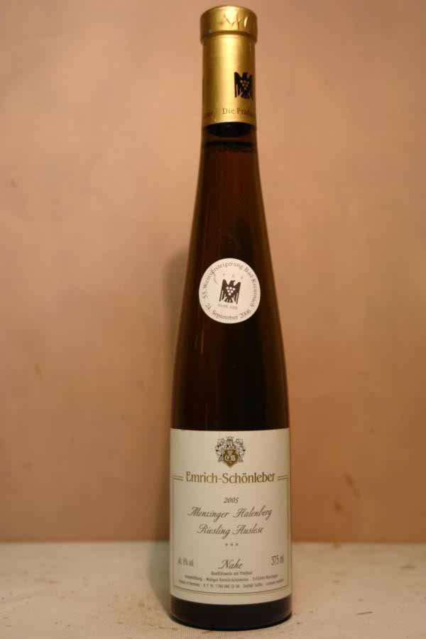 Emrich-Schnleber - Monzinger Halenberg Riesling Auslese *** (3STARS) Goldkapsel Versteigerungswein 2005 375ml