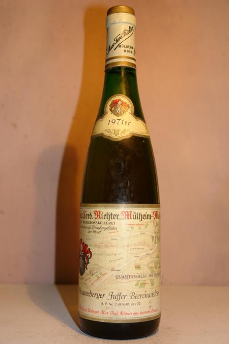 Max Ferd. Richter - Brauneberger Juffer Riesling Beerenauslese 1971