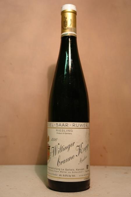 Le Gallais 'Egon Müller zu Scharzhof ' - Wiltinger braune Kupp Riesling Auslese Goldkapsel 1996