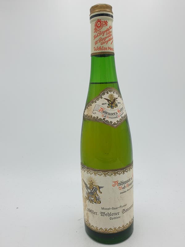 Weingut August Anheuser - Wehlener Sonnenuhr Riesling Spätlese 1961