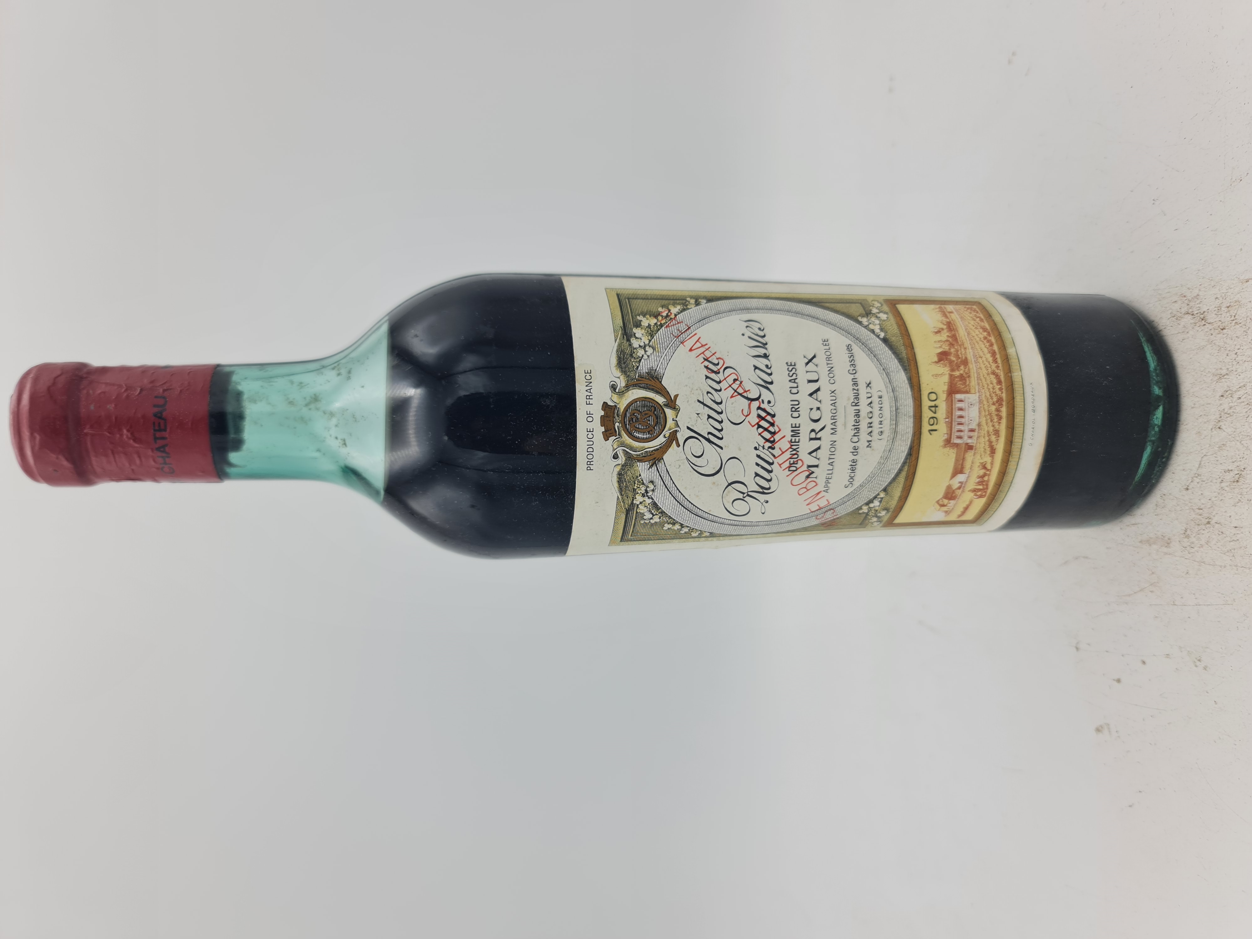 Château Rauzan Gassies 'Grand Cru Classe' Margaux 1940