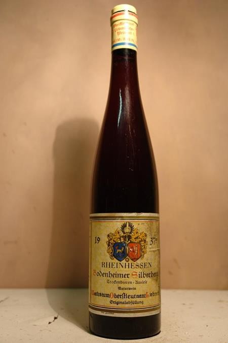 Oberstleutnant Liebrecht - Bodenheimer Silberberg Trockenbeerenauslese Naturwein 1937