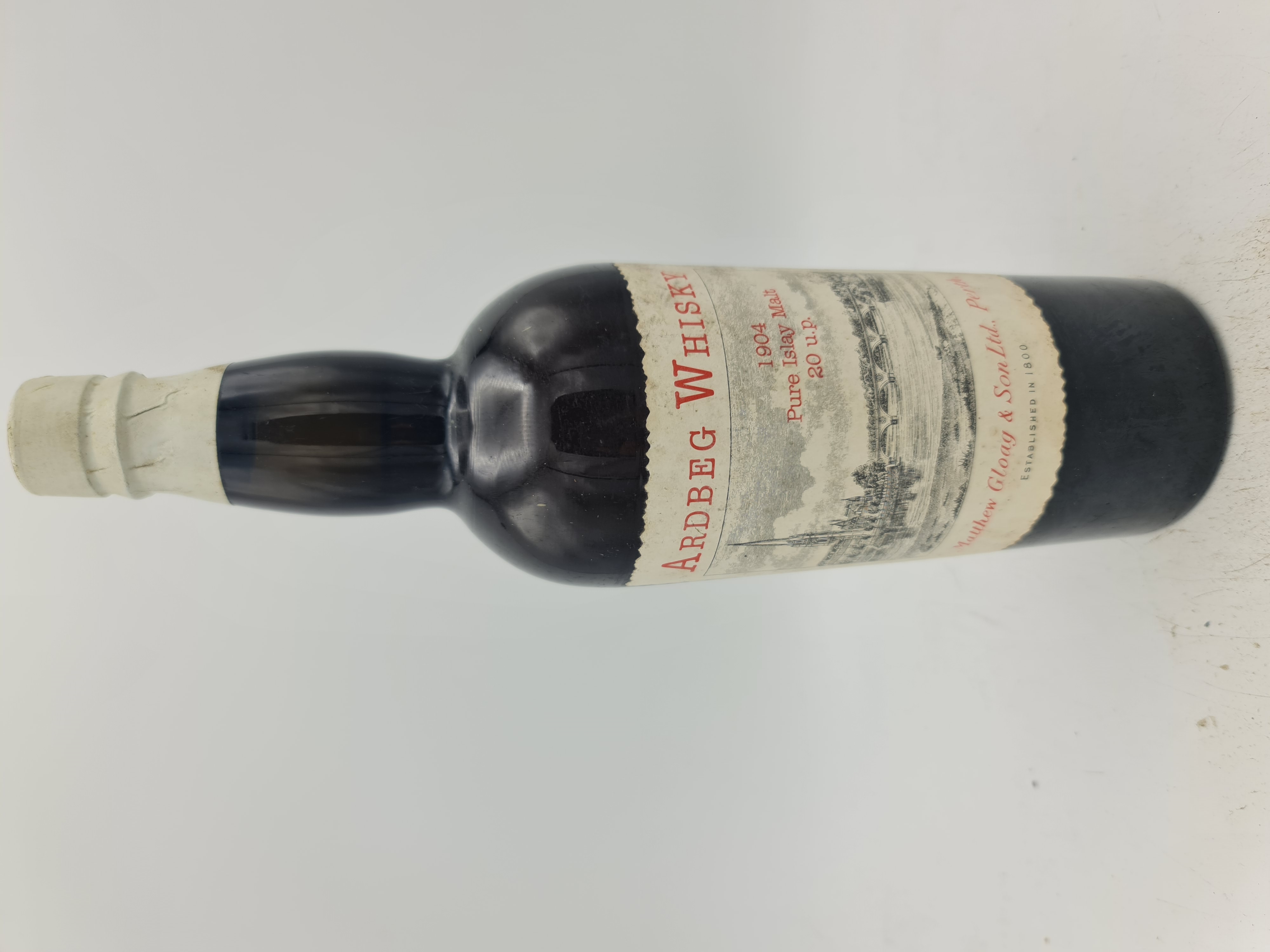 Ardbeg 1904 - Pure Islay Malt Whisky 20 U.P. by Matthew Gloag & Son Ltd., Perth