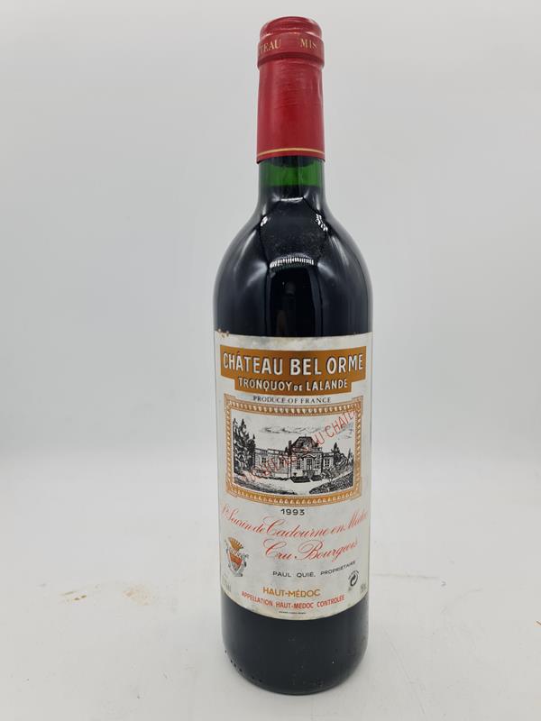Château Bel Orme Tronquoy de Lalande Haut-Médoc Cru Bourgois 1993