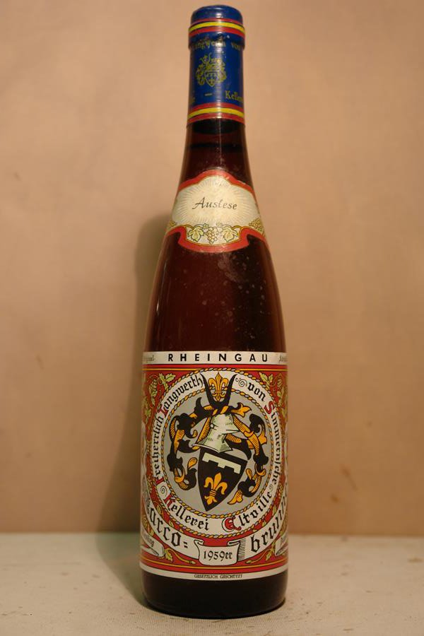 Freiherr Langwerth von Simmern - Erbacher Markobrunn Riesling Auslese Cabinet 1959