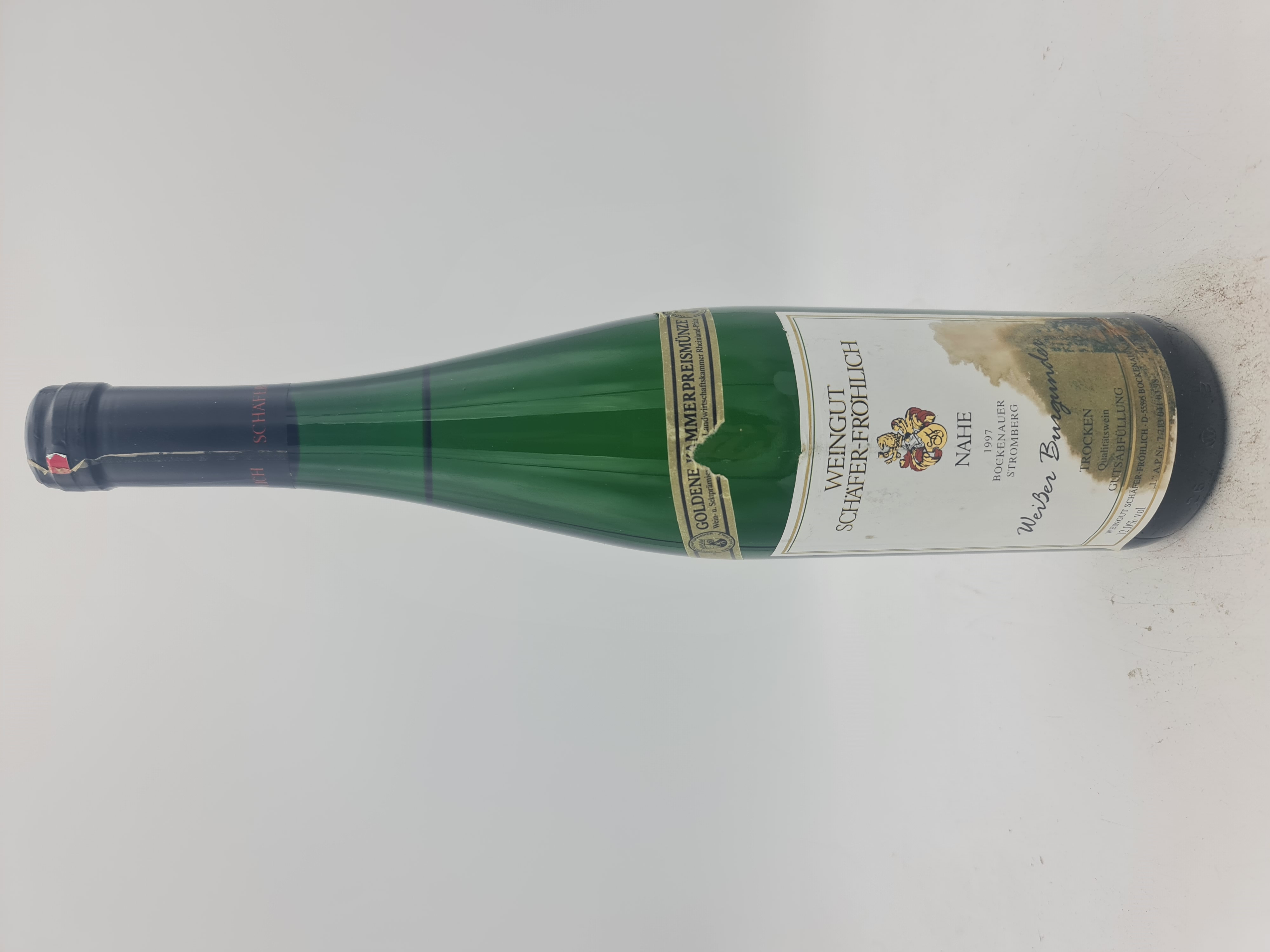 Schäfer-Fröhlich - Stromberg Weisser Burgunder trocken dry 1997