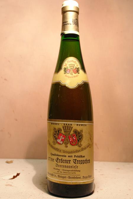Jos. Christoffel Jr. (Christoffel-Prüm) - Erdener Treppchen Riesling Beerenauslese Goldkapsel 1975