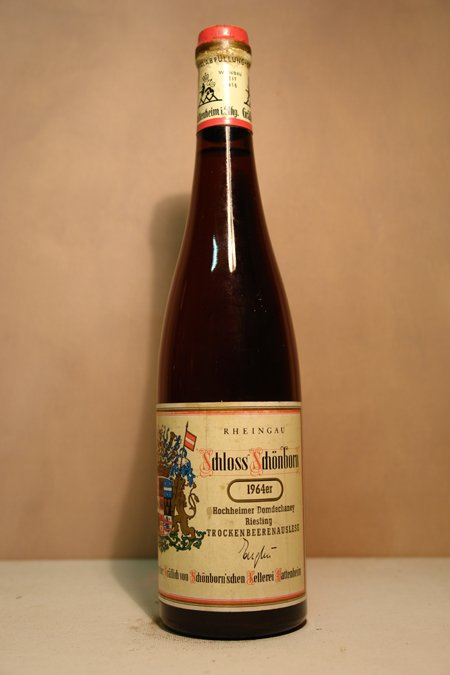 Schloss Schönborn - Hochheimer Domdechenay Riesling Trockenbeerenauslese 1964