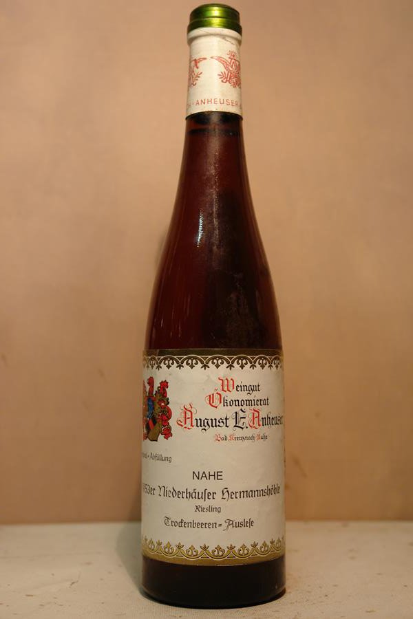 August Anheuser - Niederhäuser Hermannshöhle Riesling Trockenbeerenauslese 1953