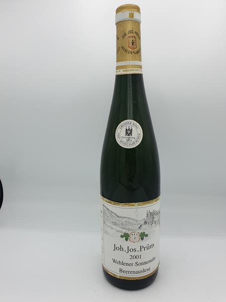 J. J. Prüm - Wehlener Sonnenuhr Riesling Beerenauslese Goldkapsel Versteigerungswein 2001