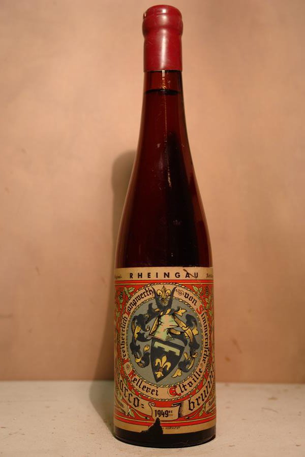 Freiherr Langwerth von Simmern - Erbacher Markobrunn Riesling Edelbeerenauslese Cabinet 1949