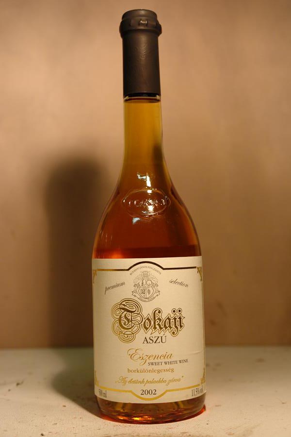 Hegyalja Kincse Tokaji Aszú Eszencia borkülönlegesség Premium Selection 2002 500ml