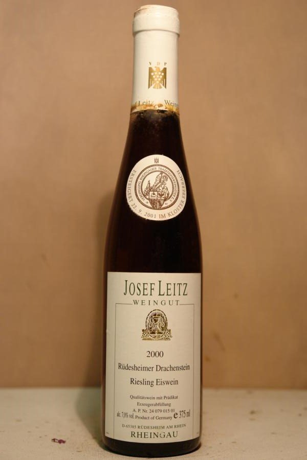 Josef Leitz - Rüdesheimer Drachenstein Riesling Eiswein Versteigerungswein 2000 375ml