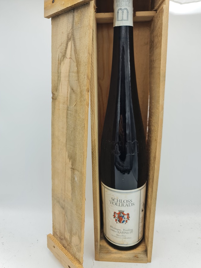 Schloss Vollrads - Riesling kabinett 'blausilber' 1985 MAGNUM 1500ml OWC