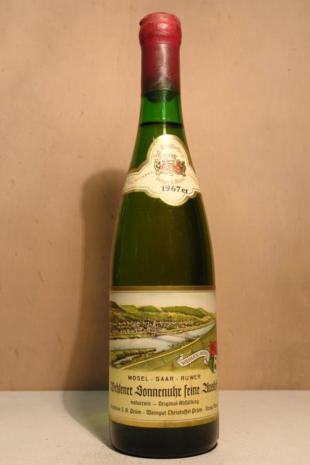 Jos. Christoffel Jr. (Christoffel-Prüm) - Wehlener Sonnenuhr Riesling feine Auslese 1967