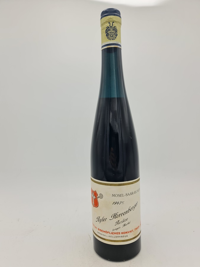 Bischöfliches Konvikt - Ayler Herrenberger Riesling Auslese 1947