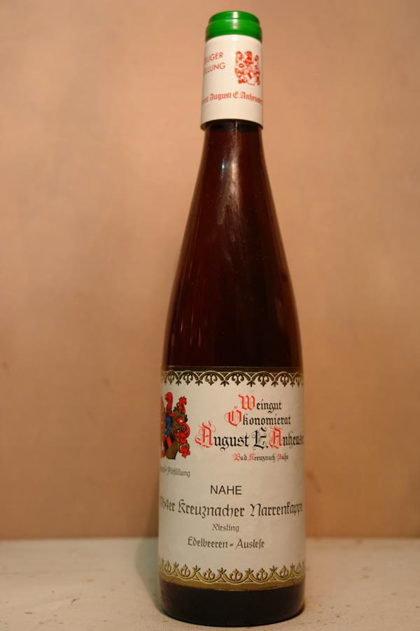 Weingut August Anheuser - Kreuznacher Narrenkappe Riesling Edelbeerenauslese 1964