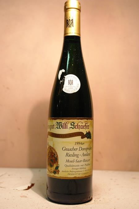 Willi Schäfer - Graacher Domprobst Riesling Auslese Goldkapsel Versteigerungswein 1994