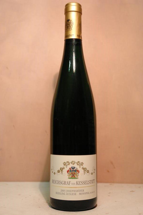 Reichsgraf von Kesselstatt - Josephshöfer Riesling Auslese FUDER N°6 LGK 2003