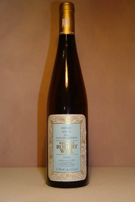 Robert Weil - Kiedricher Gräfenberg Riesling Auslese Goldkapsel 1991