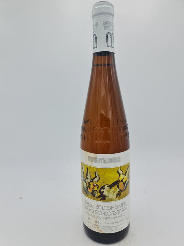 Georg Breuer - Rüdesheim Berg Schlossberg Riesling trocken dry Q.b.a. Charta Wein 1985