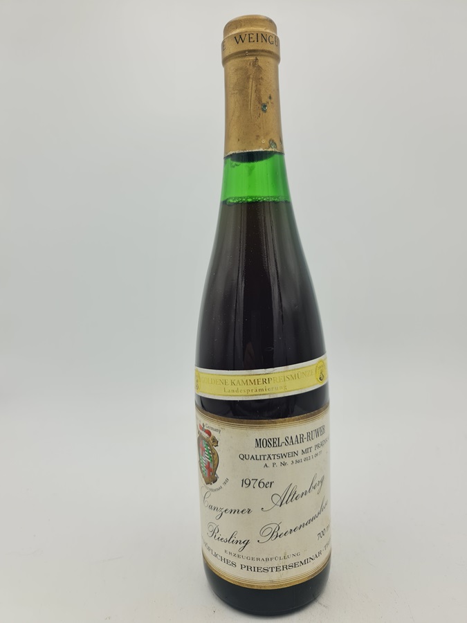 Bischöfliches Priesterseminar - Kanzemer Altenberg Riesling Beerenauslese Goldkapsel 1976