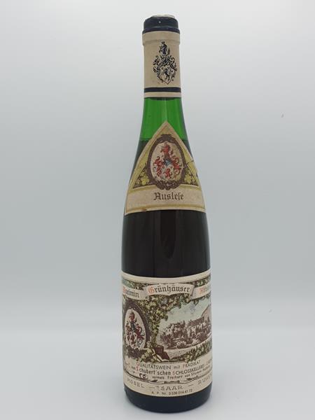 C. von Schubertsche Schlosskellerei Maximin Grünhäuser Abstberg Riesling Auslese 1971