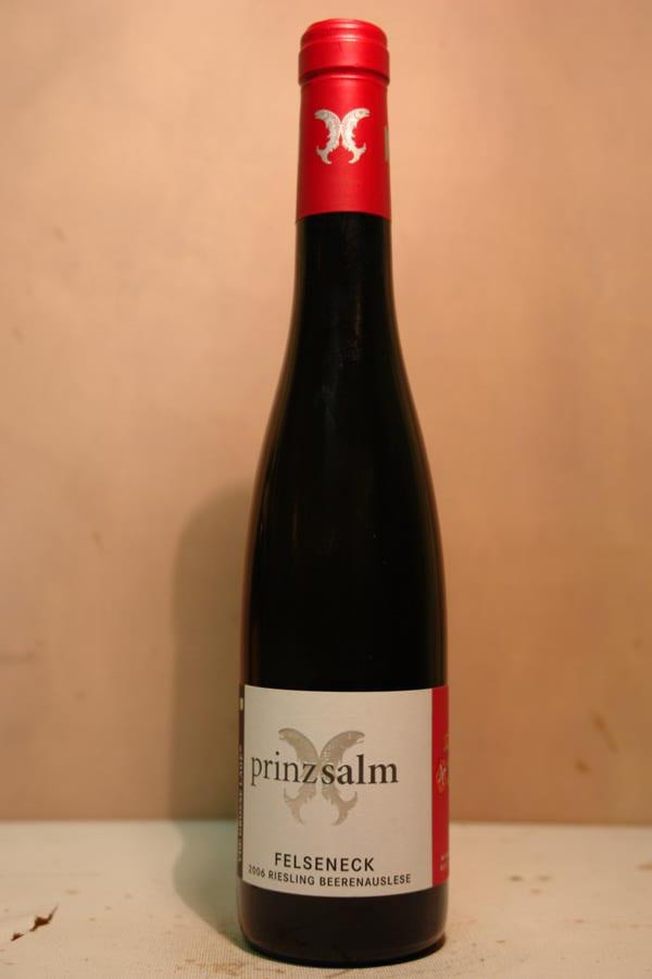 Prinz zu Salm-Dalberg´sches Weingut Schloss Wallhausen - Felseneck Riesling Beerenauslese 2006 375ml