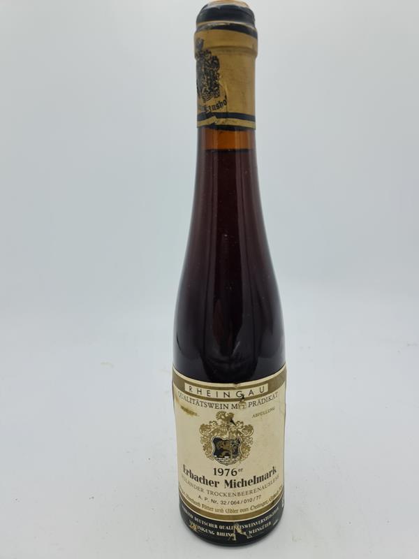 Eberhart Ritter und Edler von Oetinger - Erbacher Michelmark Ruländer Trockenbeerenauslese 1976 375ml