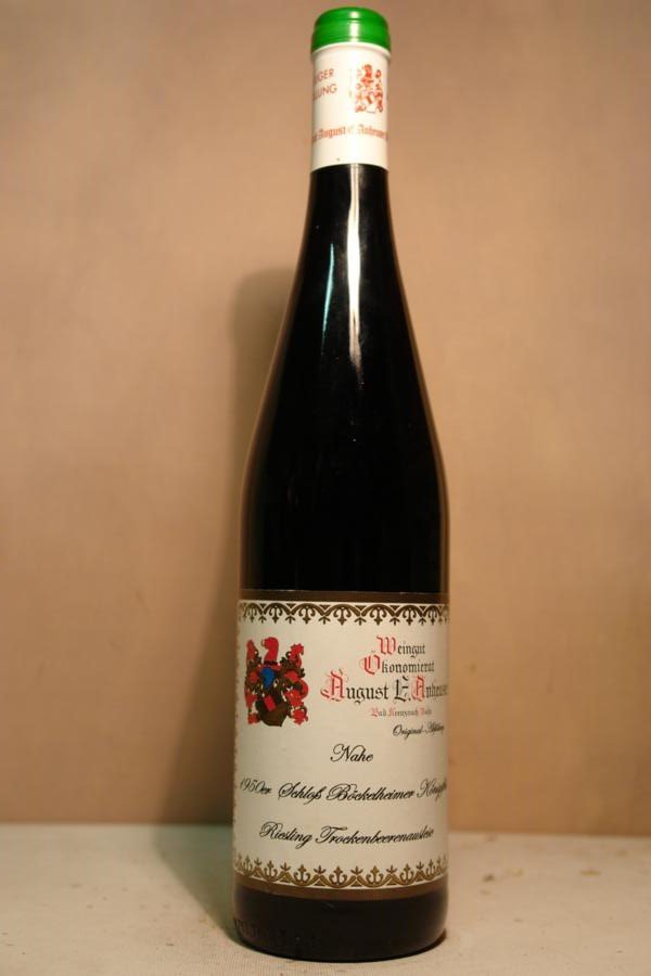 Weingut August Anheuser - Schlossböckelheimer Königsfels Riesling Trockenbeerenauslese 1950