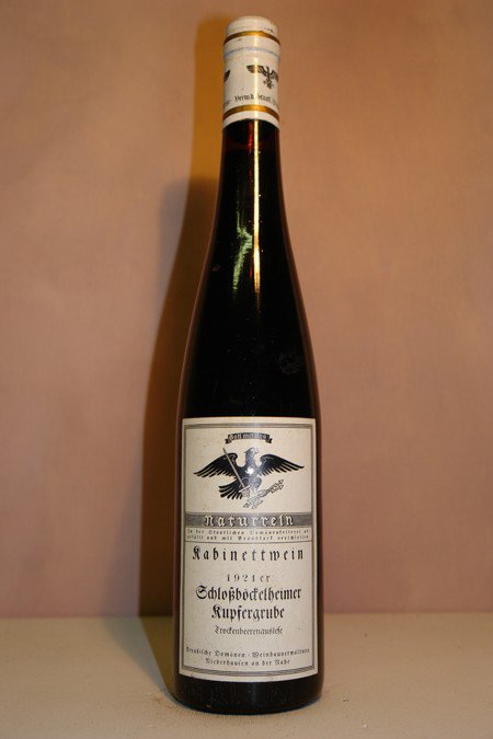 Staatliche Weinbaudomäne Niederhausen Schlossböckelheim - Schlossböckelheimer Kupfergrube Riesling Trockenbeerenauslese 1921