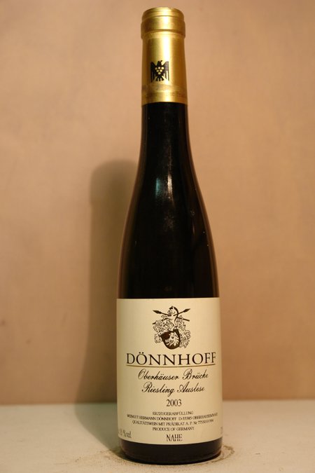 Hermann Dönnhoff - Oberhäuser Brücke Riesling Auslese Goldkapsel 2003 375ml