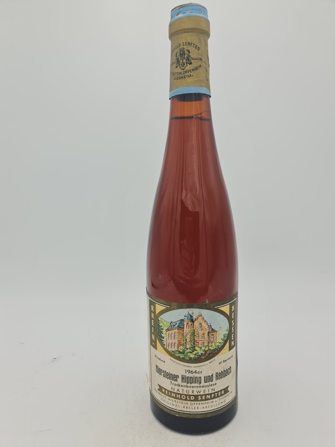 Reinhold Senfter - Niersteiner Hipping Rehbach Trockenbeerenauslese 1964