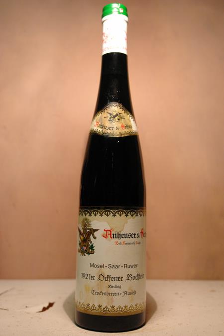 Anheuser & Fehrs (Staatsweingut) - Ockfener Bockstein Riesling Trockenbeerenauslese 1921