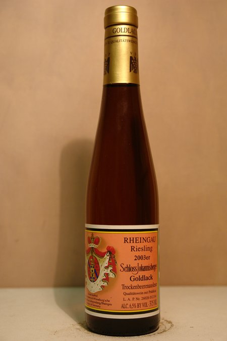 Schloss Johannisberg - Riesling Goldlack Trockenbeerenauslese 2003 375ml