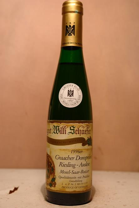 Willi Schäfer - Graacher Domprobst Riesling Auslese Goldkapsel Versteigerungswein 1996 375ml