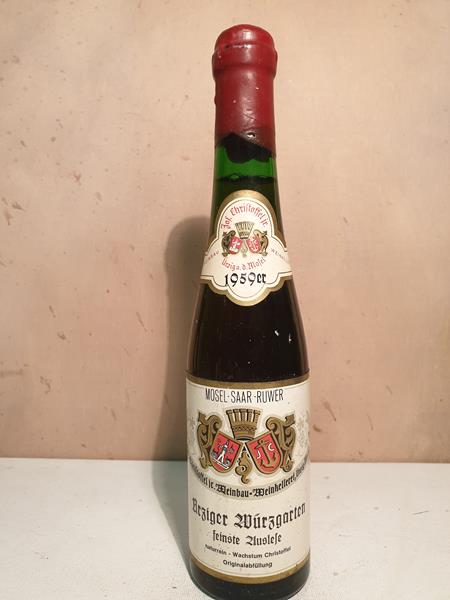 Jos. Christoffel Jr. (Christoffel-Prüm) - Uerziger Würzgarten Riesling feinste Auslese 1959 375ml