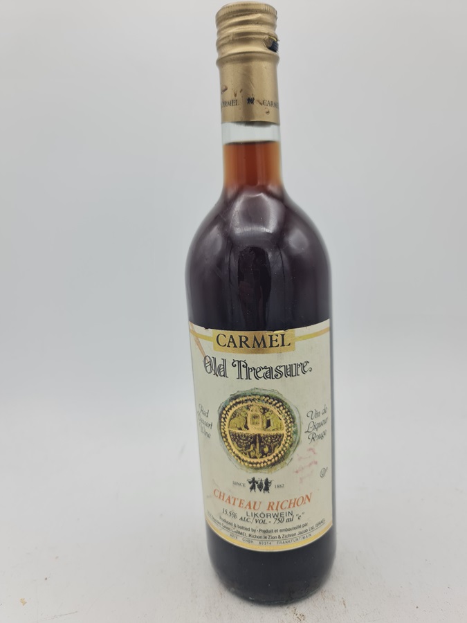 Château Richon - Carmel Red Treasure Red Desert Wine Israel 'old release from the 1980s'