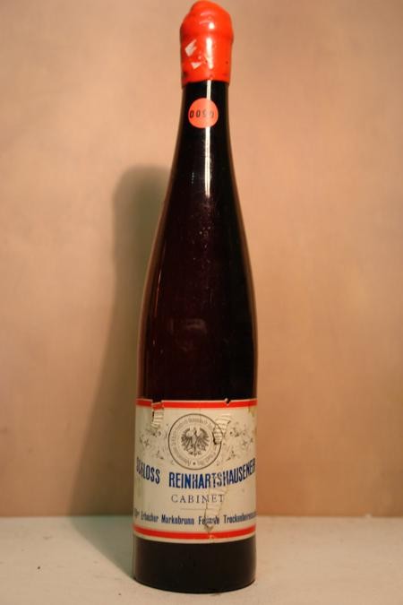 Schloss Reinhartshausen -  Erbacher Marcobrunn Riesling Feinste Trockenbeerenauslese cabinet 1920