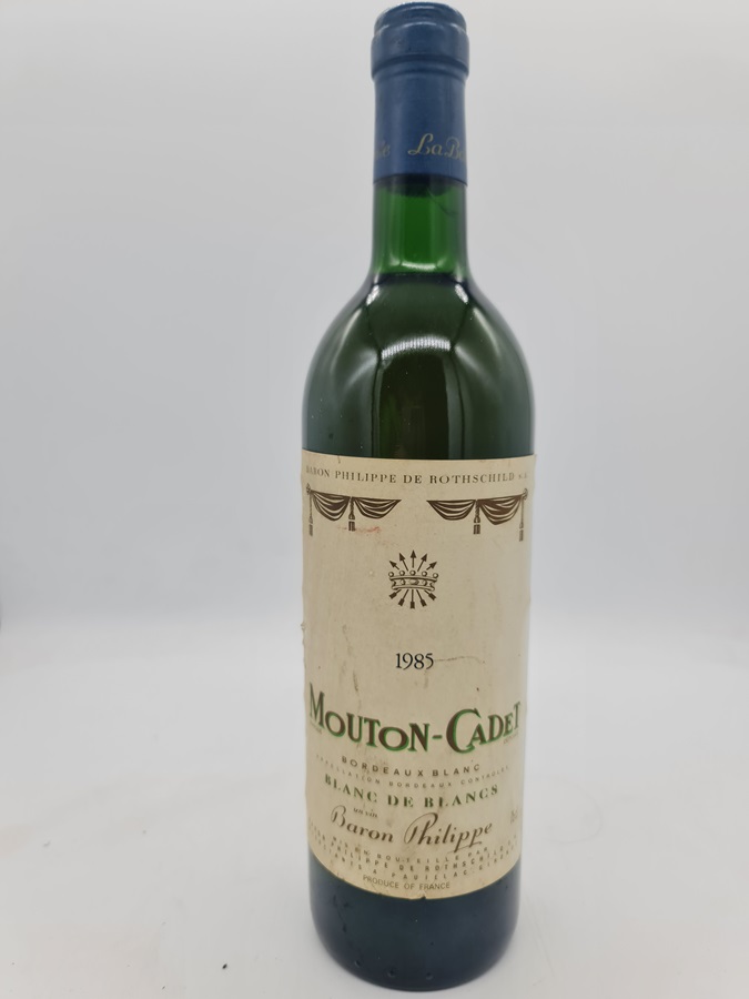 Château Mouton Cadet Baron Philippe de Rothschild Blanc de Blancs 1985