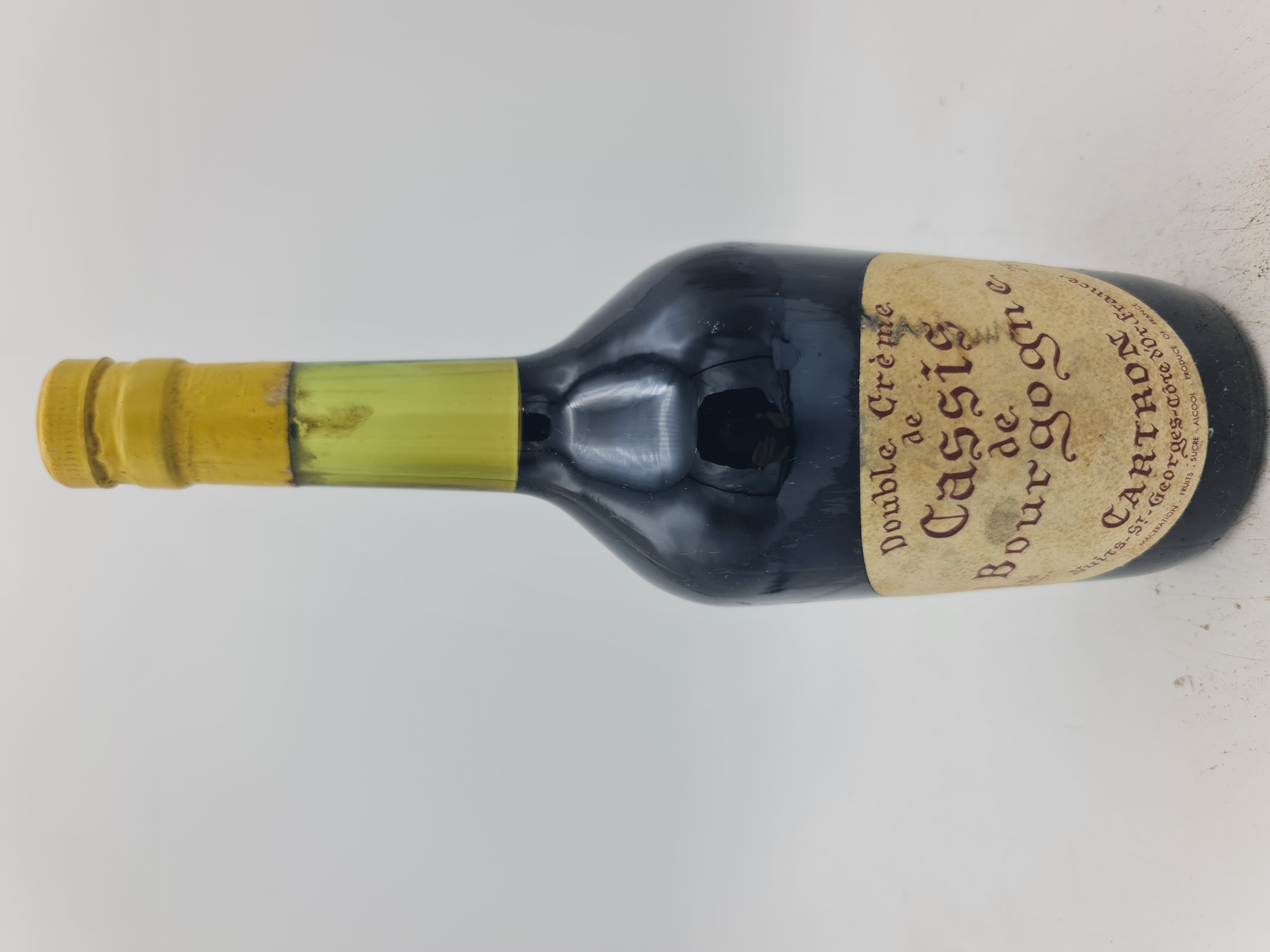Cartron 'Nuits-St.-Georges' - Double Crème de Cassis de Bourgogne 25% alc by vol 700ml 'old release from the 1970´s' NV