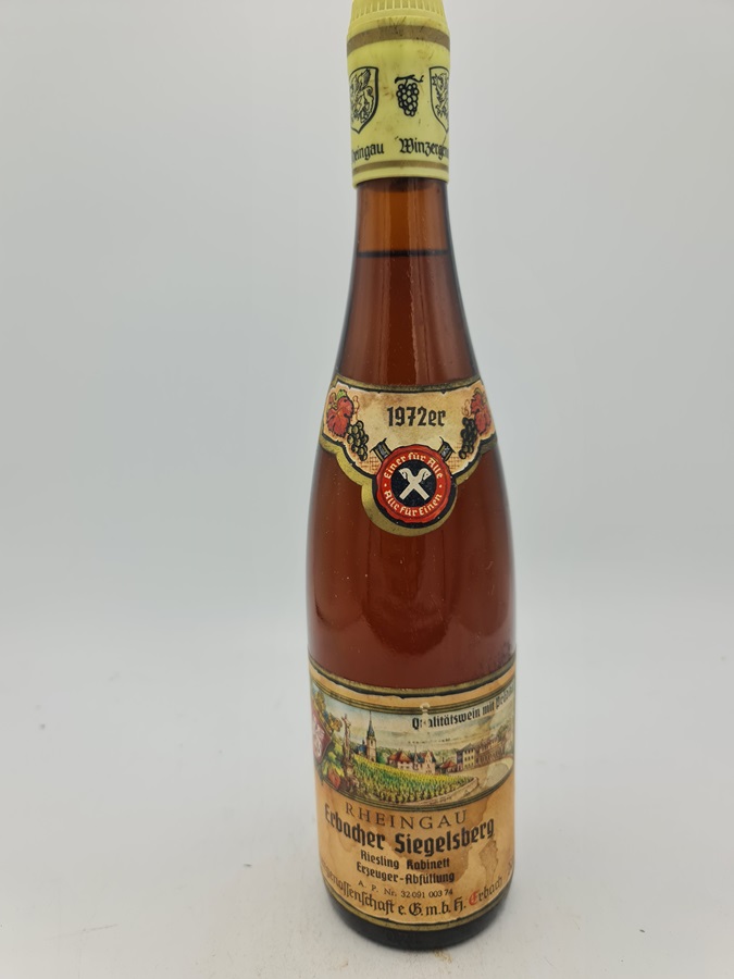 Winzergenossenschaft Erbach - Erbacher Siegelsberg Riesling kabinett 1972