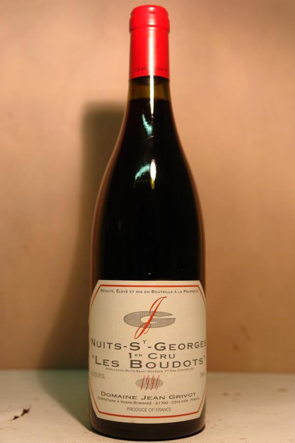 Domaine Jean Grivot - Nuits-Saint-Georges 1er Cru 'Les Boudots' 1990