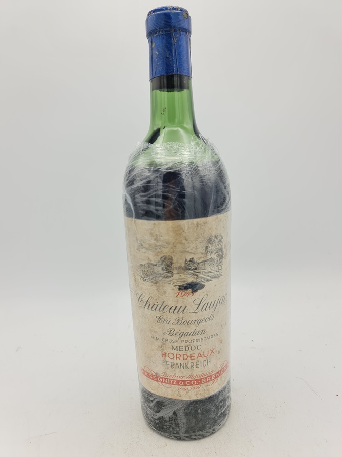 Château Laujac Médoc Cru Bourgeois Bégadan 1947